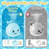 Baby Bath Toys for Kids Ages 1-3, Valentine Gifts for Baby 1 2 3 Year Boy Girl, Whale Bath Toy Sprinkler Light up Bath Toys for Babies 6-12 Months, Toddlers Bathtub Toys Newborn Baby Birthday Gifts view 4