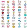 SOTOGO 50 Pieces Little Girl Rings Jewelry Rings Girl Pretend Play Ring and Dress up Ring, Little Girls Gift view 1