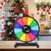 Hooomyai 12" Tabletop Spinning Prize Wheel with Plastic Base Stand, 12 Slots Spin Wheel Spinner with Dry Erase Markers and Eraser for Classroom Fortune Game TradeShow Carnival Party view 2