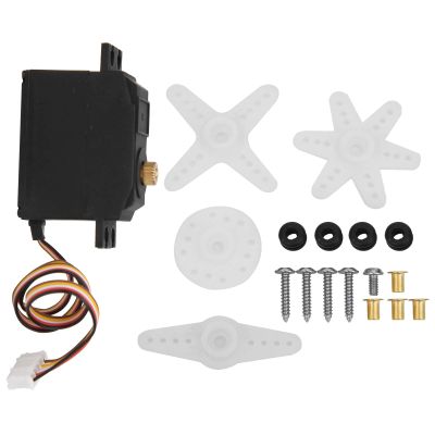 VGEBY RC Metal Gear Servo, 12428 12423 Servo High Torque Replacement Upgrade Accessory Fit for WLtoys 12428 12423 RC Model Car Car Model Accessory 12428 Servo