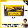 Stanley Jr - 5 Piece Tool Set and Toolbox for Kids view 3