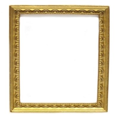 Melody Jane Dollhouse Gold Decorative Empty Picture Painting Frame Miniature Accessory
