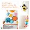 KB Montessori Baby Walker - Interactive Push Toy for Toddlers Learning to Walk with Soft Music & Lights, Adjustable Speed & Non-Slip Wheels, Educational Activity Center view 3