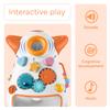 KB Montessori Baby Walker - Interactive Push Toy for Toddlers Learning to Walk with Soft Music & Lights, Adjustable Speed & Non-Slip Wheels, Educational Activity Center view 4