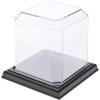 Pioneer Plastics 042CPBASE Clear Plastic Softball Display Case with Base, 4" W x 4" D x 4.125" H, Pack of 18 view 1