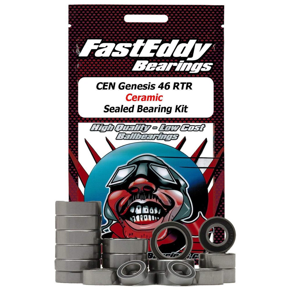 FastEddy Bearings Compatible with CEN Genesis 46 RTR Ceramic Sealed Bearing Kit