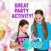 GirlZone Egg Surprise Mermaid Sparkle Slime Kit for Girls Ages 712, DIY Glow-in-The-Dark Slime Set with Glitter Add-Ins & 39 Pieces, Fun Creative Craft Activity, Easter for Kids view 3