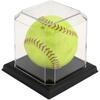 Pioneer Plastics 042CPBASE Clear Plastic Softball Display Case with Base, 4" W x 4" D x 4.125" H, Pack of 12 view 3