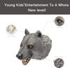 Yolococa Wolf Hand Puppet Realistic Latex Soft Animal Toy Storytelling Role Play Party Supplies for Kids view 3