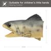Yolococa Fish Hand Puppet Realistic Latex Soft Animal Toy Storytelling Role Play Party Supplies for Kids view 2