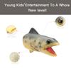 Yolococa Fish Hand Puppet Realistic Latex Soft Animal Toy Storytelling Role Play Party Supplies for Kids view 3