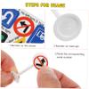 56Pcs Street Road Signs Playset Traffic Signs Playset Mini Electric Traffic Lights Toy Road for Play(Mini Size) view 3