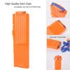OIMIO Soft Bullet Clips 18-Darts Quick Reload Clips Magazine Clips for Nerf Toy Dart Gun 4pcs (Orange) view 2