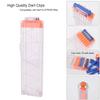 OIMIO Soft Bullet Clips 18-Darts Quick Reload Clips Magazine Clips for Nerf Toy Dart Gun 4pcs (Transparent White) view 2
