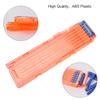 OIMIO Soft Bullet Clips 18-Darts Quick Reload Clips Magazine Clips for Nerf Toy Dart Gun 4pcs (White and Orange) view 3
