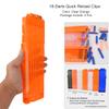 OIMIO Soft Bullet Clips 18-Darts Quick Reload Clips Magazine Clips for Nerf Toy Dart Gun 4pcs (Transparent Orange) view 4
