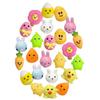 QINGQIU 24 PCS Easter Mochi Squishy Toys Stress Relief Squishies for Kids Boys Girls Toddlers Easter Basket Stuffers Egg Fillers Gifts Party Favors view 3