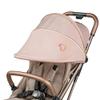 Peg Perego Selfie  Self-Folding, Light Weight, Compact Stroller  Compatible with All Primo Viaggio 4-35 Infant Car Seats - Made in Italy - Mon Amour (Beige, Pink, & Rose Gold) view 3