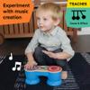 Baby Einstein Upbeat Tunes Magic Touch Wooden Drum Musical Toy, Ages 6 Months + view 2