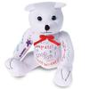 ArtCreativity Plush Autograph Teddy Bear, 1 Piece, Graduation Autograph Stuffed Animal, 11 Inch Stuffed Toy with White Smooth Fabric, Cute Hospital Get Well Soon Gift, Unique Baby Shower Idea view 1