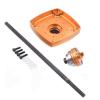 DAPENGNIAO Suitable for HSP Remote Control Model Car 1/5 Gasoline Engine Handle 25023 Engine Electric Starter 23-30cc Rear Cover Shell Suitable for RC Cars DIY Accessories (Color : Yellow) view 1