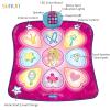 SUNLIN Dance Mat for Girls Ages 3-8, Interactive Dancing Game Pad, Pink view 2