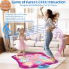 SUNLIN Dance Mat for Girls Ages 3-8, Interactive Dancing Game Pad, Pink view 3