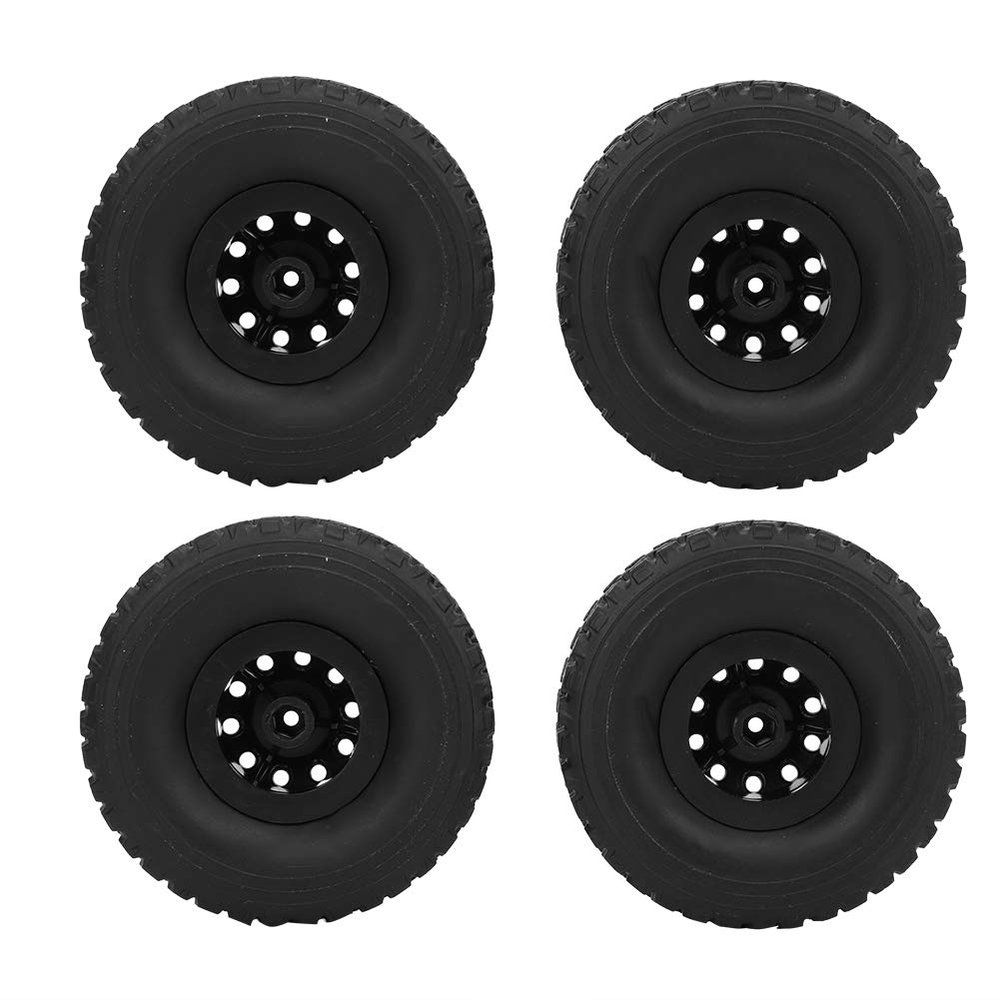 Rubber Tire, Eco-Friendly Rubber And Plastic Rc Car Accessory, Wonderful Accessories To Improve Rc Car Performance For Wpl C-34 1/16 4Wd Military Truck