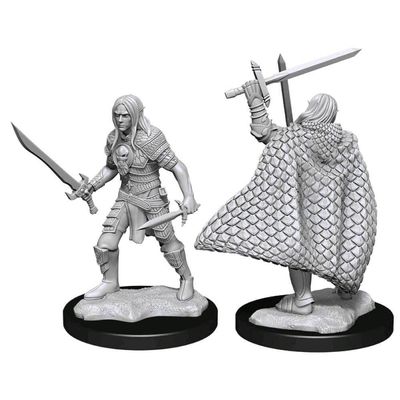 Pathfinder: Deep Cuts Unpainted Miniatures - Elf Male Fighter