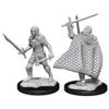 Pathfinder: Deep Cuts Unpainted Miniatures - Elf Male Fighter view 1