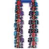 Party Central Club Pack of 72 Multi-Color Dollar Sign Beaded Necklaces 33" view 2