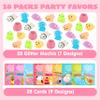 JOYIN 28 Packs Valentines Day Gifts for Kids, Kawaii Mochi Squishy Toy with Valentines Day Cards for Kids School Classroom, Stress Relief Toy for Boy Girl Valentine Party Favor, Class Exchange Prizes view 4