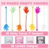 JOYIN 28 Packs Valentines Day Sticky Hands with Card Headers for Kids Party Favor, Classroom Exchange Prizes, Valentines Day Greeting Cards, Party Favors and Exchange Gifts view 2