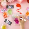 JOYIN 28 Packs Valentines Day Sticky Hands with Card Headers for Kids Party Favor, Classroom Exchange Prizes, Valentines Day Greeting Cards, Party Favors and Exchange Gifts view 4