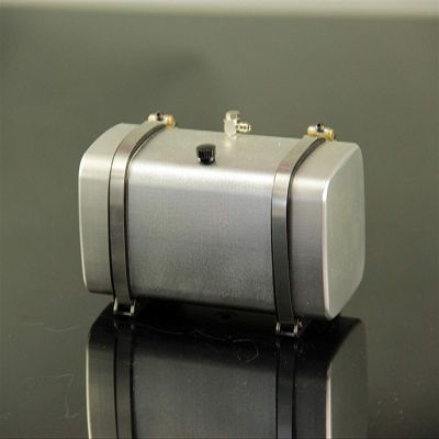 DAPENGNIAO 1PC 1/14 Simulation Oil Tank Hydraulic Oil Tanks 365252mm Aluminum Fuel Tank Suitable for 1:14 Tamiya Tractor RC Car Parts Accessories (Color : 119x52x52mm)