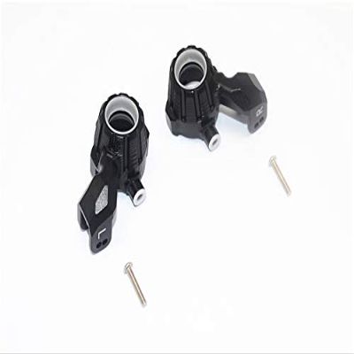 GPM for TRAXXAS 1/10 MAXX Monster TRUCK-89076-4 Aluminum Front Knuckle ARMS -4PC Set (Black)
