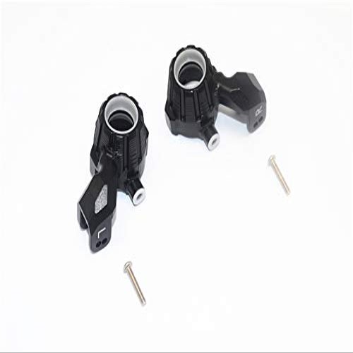 GPM for TRAXXAS 1/10 MAXX Monster TRUCK-89076-4 Aluminum Front Knuckle ARMS -4PC Set (Black)