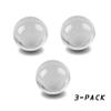 3-Pack of 32mm Small Size Clear Acrylic Contact Juggling Ball Set, 3pcs of 1.26 inches Acrylic Ball to Manage Triangle of 3 or Pyramid of Multiple Balls Contact Juggling view 4
