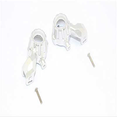 GPM for TRAXXAS 1/10 MAXX Monster TRUCK-89076-4 Aluminum Front Knuckle ARMS -4PC Set (Silver)