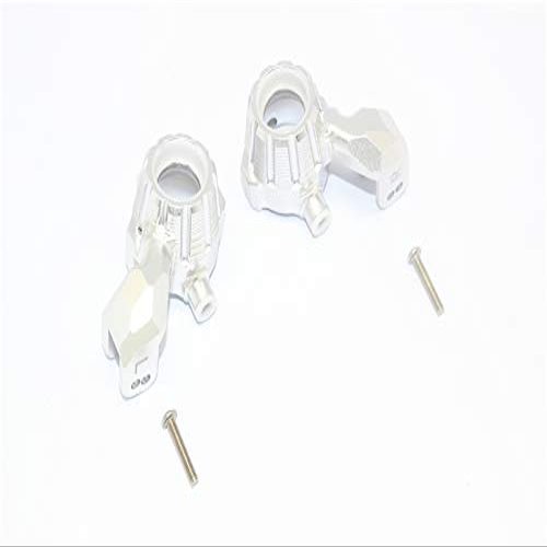 GPM for TRAXXAS 1/10 MAXX Monster TRUCK-89076-4 Aluminum Front Knuckle ARMS -4PC Set (Silver)