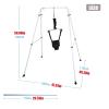 Baby Door Jumper and Bouncer with Stand for Active Babies That Love to Jump and Have Fun Toddler Infant view 4