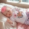 JIZHI Lifelike Reborn Baby Dolls Girl, 17 Inch Real Baby Doll Soft Body Realistic Newborn Vinyl Silicone Baby Doll Full Body Poseable Real Life Baby Dolls with Feeding Kit Gift Box for Kids Age 3+ view 3
