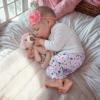 JIZHI Lifelike Reborn Baby Dolls Girl, 17 Inch Real Baby Doll Soft Body Realistic Newborn Vinyl Silicone Baby Doll Full Body Poseable Real Life Baby Dolls with Feeding Kit Gift Box for Kids Age 3+ view 4