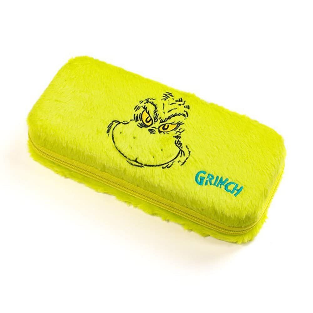 Numskull The Grinch Christmas Hard Shell Travel Case for Nintendo Switch and OLED Model Console - Fits 10 Games and Switch Accessories