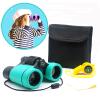 Binoculars for Kids Best Gifts for 3-12 Years Boys Girls High-Resolution Optics Shockproof Mini Kids Binocuolars Toys Folding Small Telescope for Bird Watching Camping Outdoor Play view 1