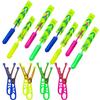 Rocket Copters Slingshot LED Light Up Helicopters, 6 Copters and 3 Launchers - As Seen on TV for Unisex Children view 1