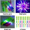 Rocket Copters Slingshot LED Light Up Helicopters, 6 Copters and 3 Launchers - As Seen on TV for Unisex Children view 3