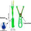 Rocket Copters Slingshot LED Light Up Helicopters, 6 Copters and 3 Launchers - As Seen on TV for Unisex Children view 4