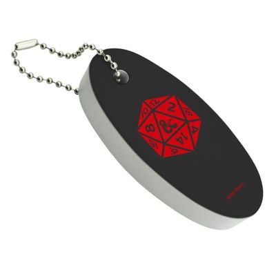 GRAPHICS & MORE Dungeons & Dragons d20 Dice Floating Keychain Oval Foam Fishing Boat Buoy Key Float