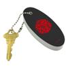 GRAPHICS & MORE Dungeons & Dragons d20 Dice Floating Keychain Oval Foam Fishing Boat Buoy Key Float view 2
